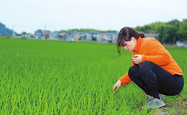 Young Woman's Dreams Blossom on Field of Hope